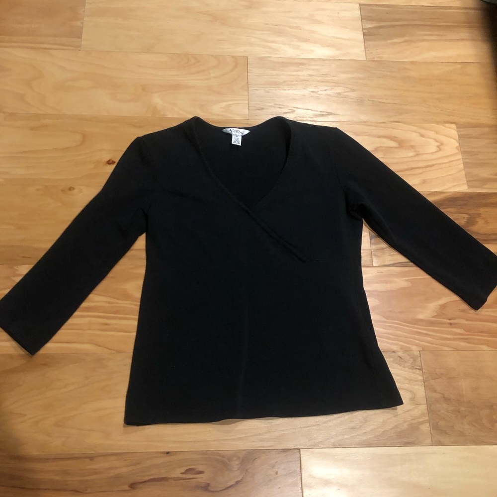 Lilly Pulitzer black blouse